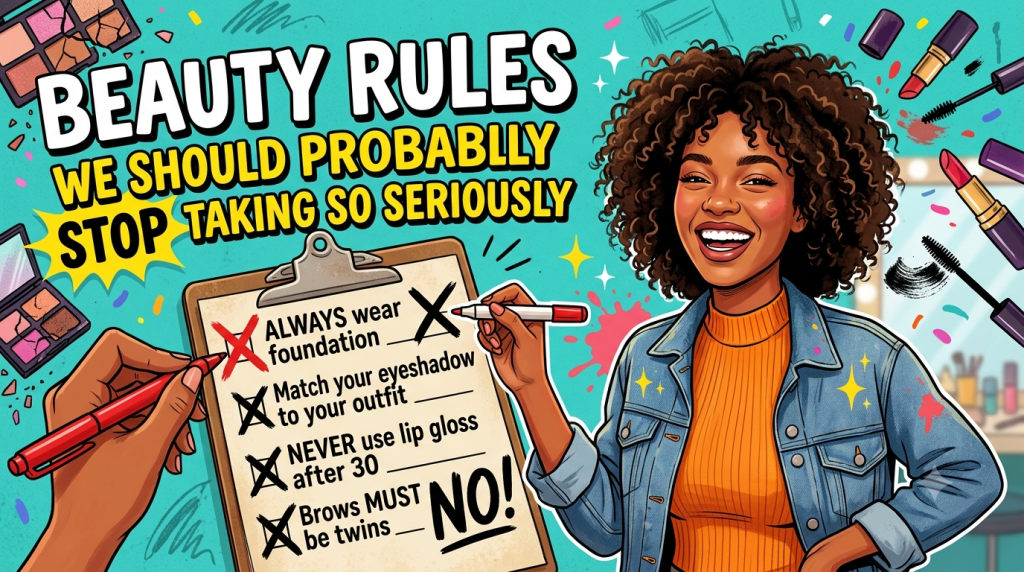 Beauty myths we should stop believing | Common beauty standards we should stop taking seriously | Beauty rules we should stop taking so seriously | Beauty rules to stop following for natural beauty